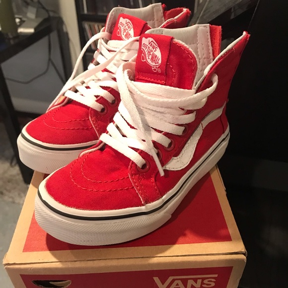 red high top vans toddler